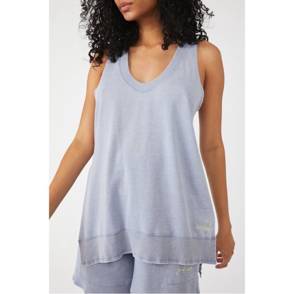 Intimately Free People Cozy Girl Tank in Ceramic Seafoam Size Small